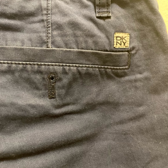Mens Navy Blue DKNY Shorts - Picture 3 of 4